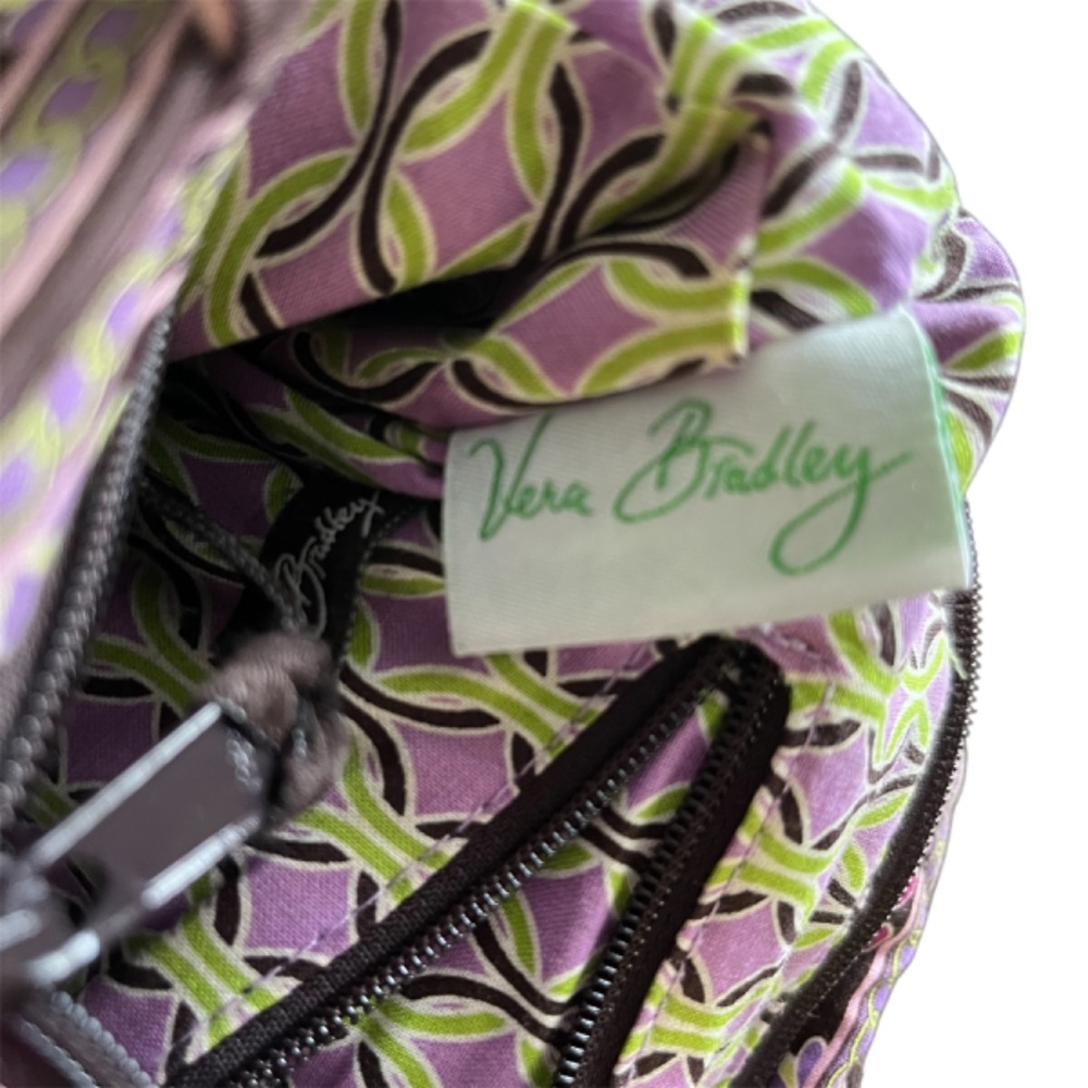 Vera Bradley Purple Punch Tote Bag - Picture 4 of 5